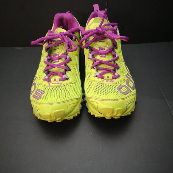 Adidas Torsion System Vigor TR Ladies Size 9.5 Lime Green & Hot Pink Sneakers - Picture 6 of 10